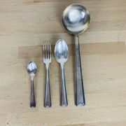 Ercuis cutlery set model Cambodia silver-plated metal