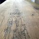 Farmhouse table in thick old solid oak - Dimensions 225x100 cm