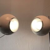 Duo of Delmas house Eyeball lamps