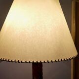 Burgundy Plexiglass and Brass Table Lamps by F. Loffredo, Italy 1980s