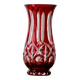 Large antique German ruby crystal vase signed WMF