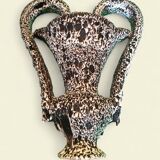 Large "Canthara" Vase in "Fat Lava", Marius Giuge, Vallauris - 1960s