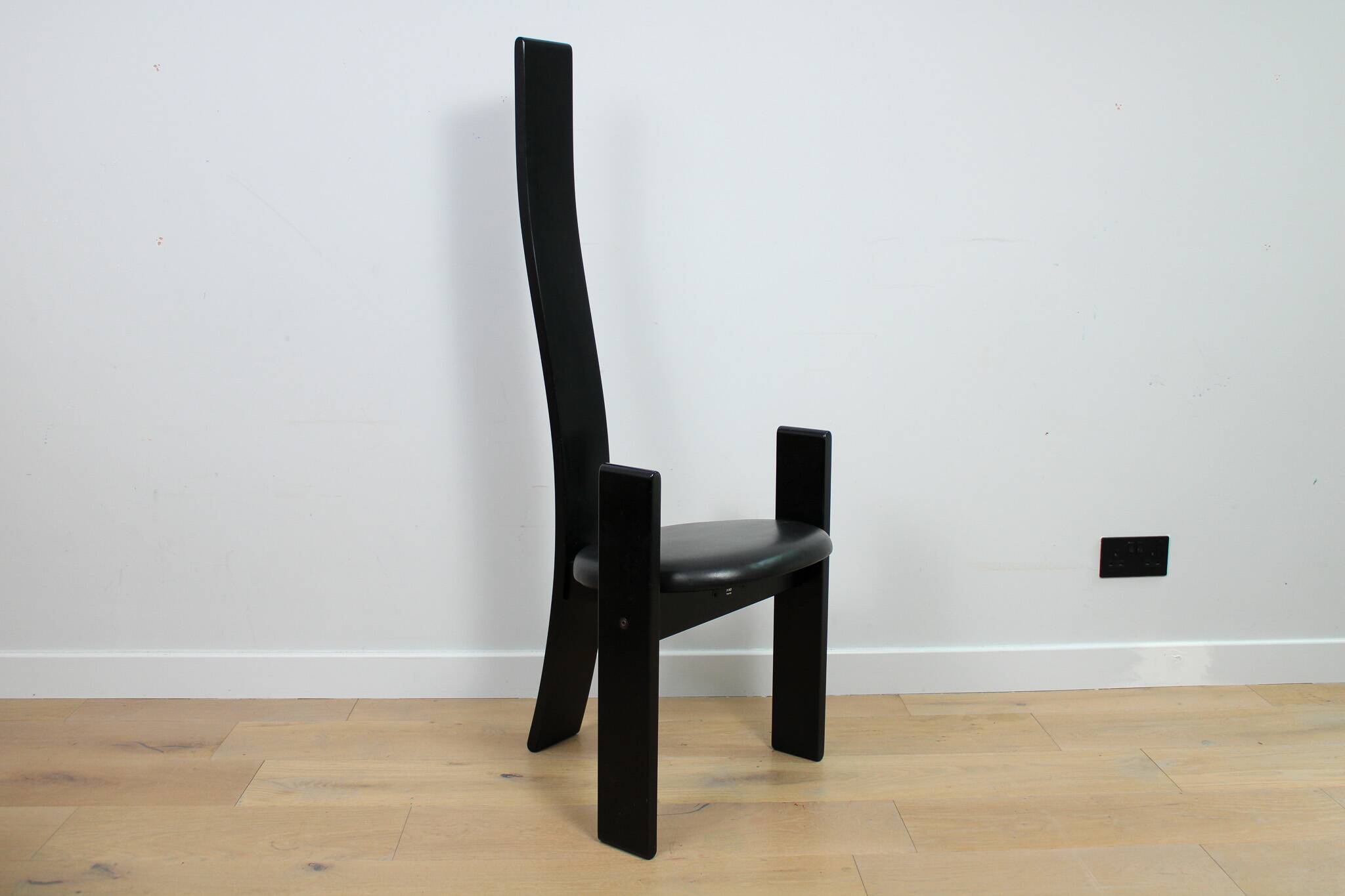 Set of 4 dining chairs model 'Golem' designed by Vico Magistretti for Poggi