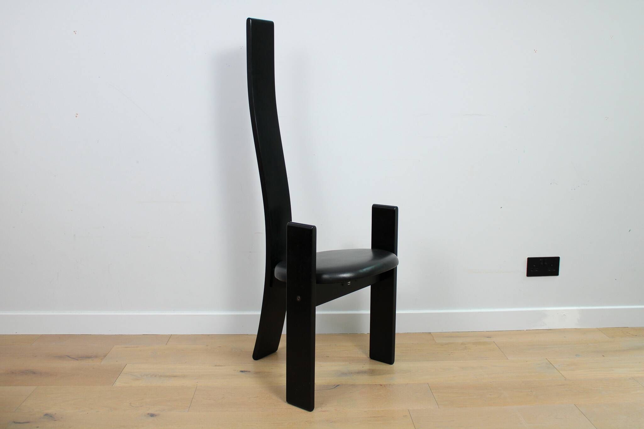 Set of 4 dining chairs model 'Golem' designed by Vico Magistretti for Poggi