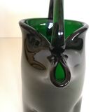 Old blown glass pitcher