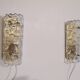 Pair of crystal wall lamps by Carl Fagerlund for Orrefors