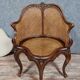 Louis XV office chair with arched gondola back circa 1850-1880