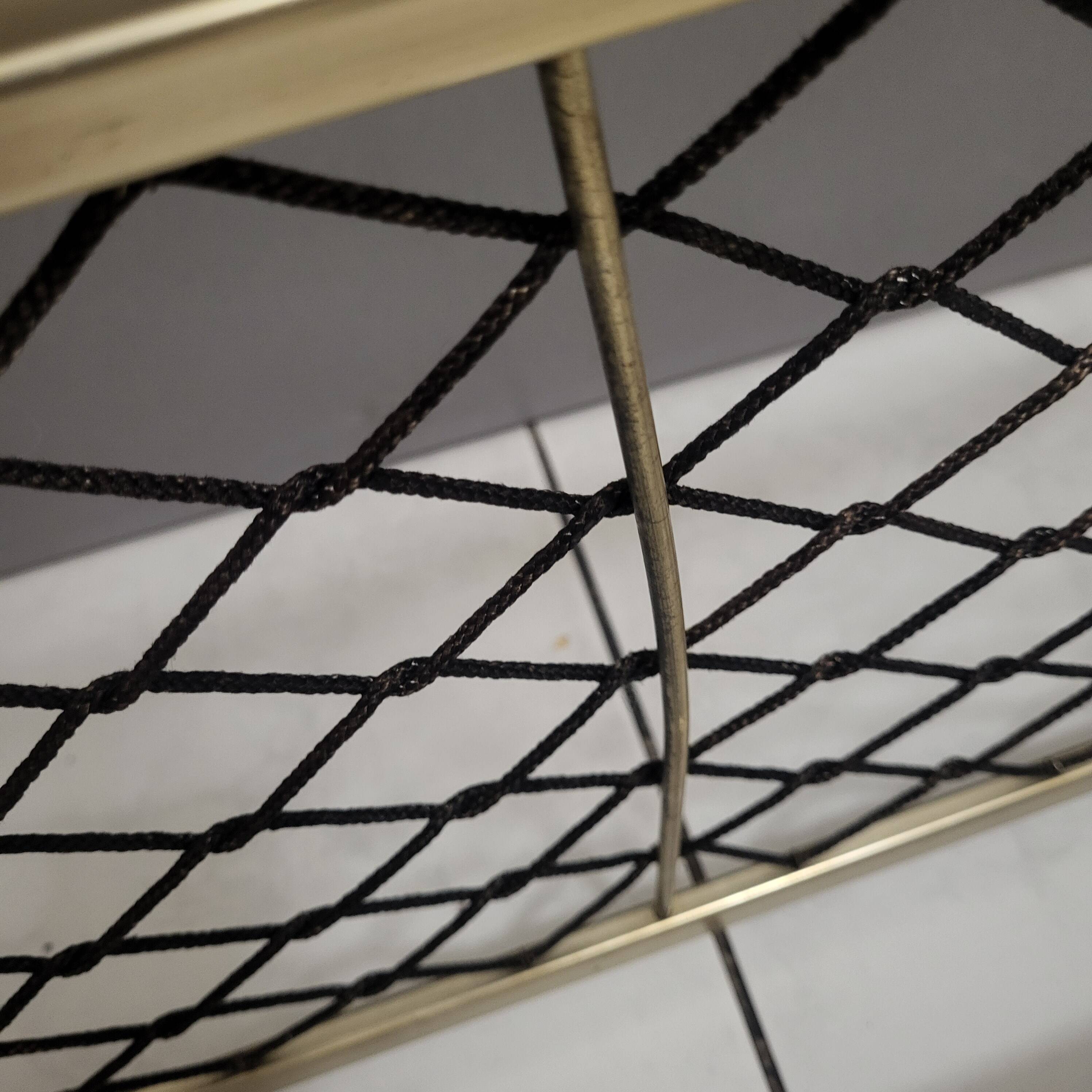 Gold-plated aluminum coat rack and cloakroom, 1960-70