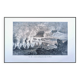 Imprimée en 1868, Le Mauna Loa, Hawaï.