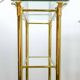 Ramiro Tarazona 24 Carat Goldplated Display Cabinet w. Glass Shelves 1980s