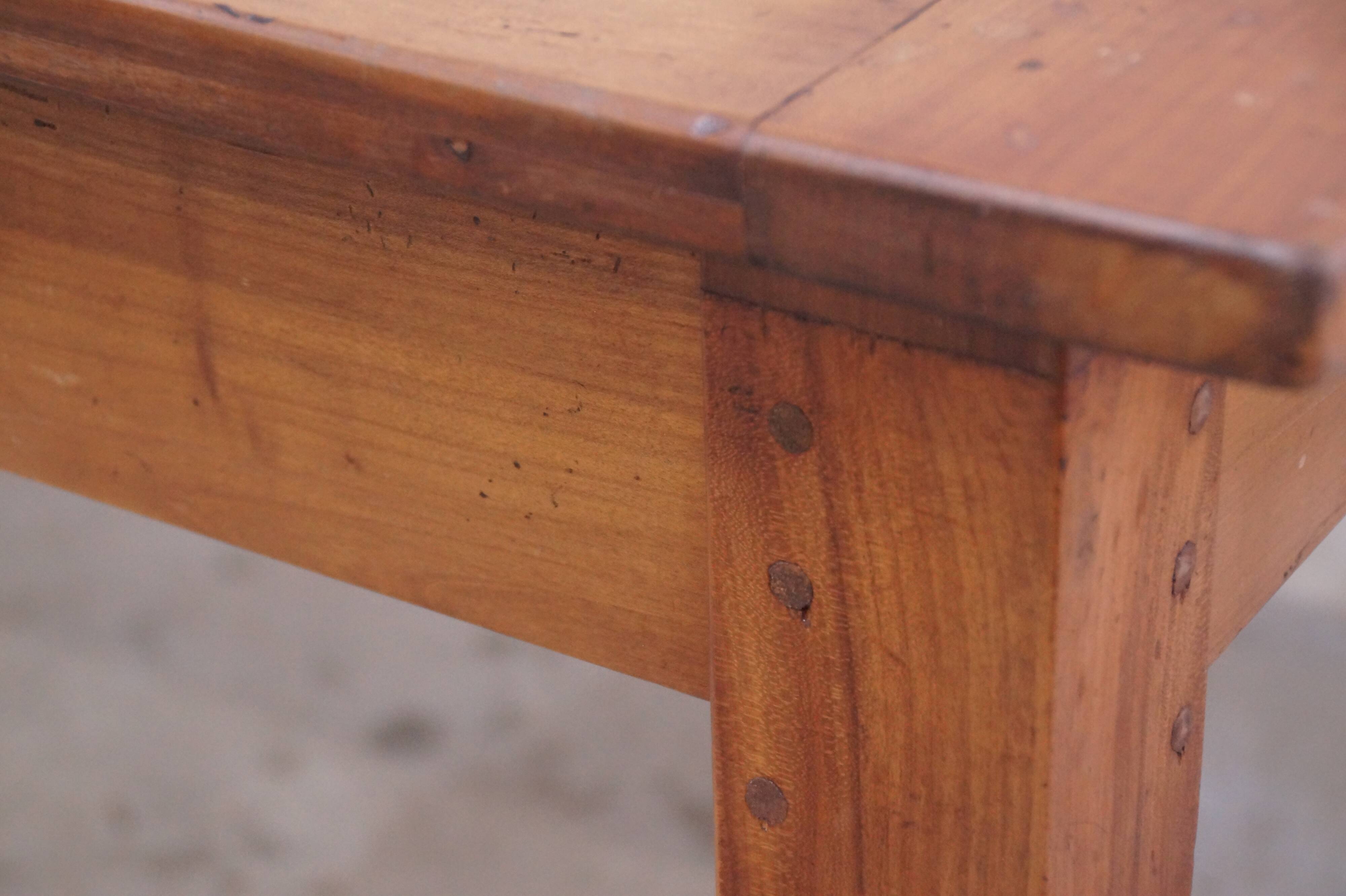 Table de ferme ancienne extensible