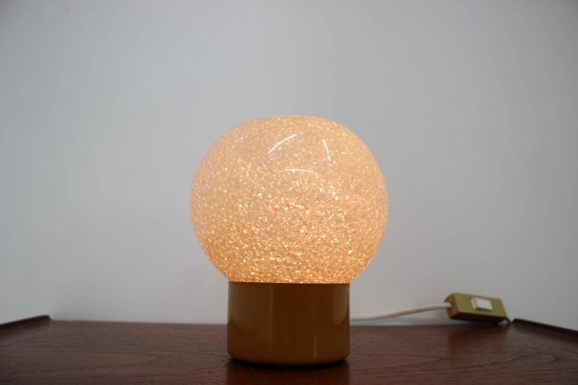 Midcentury Table Lamp Pokrok Zilina, Space Age, 1960s