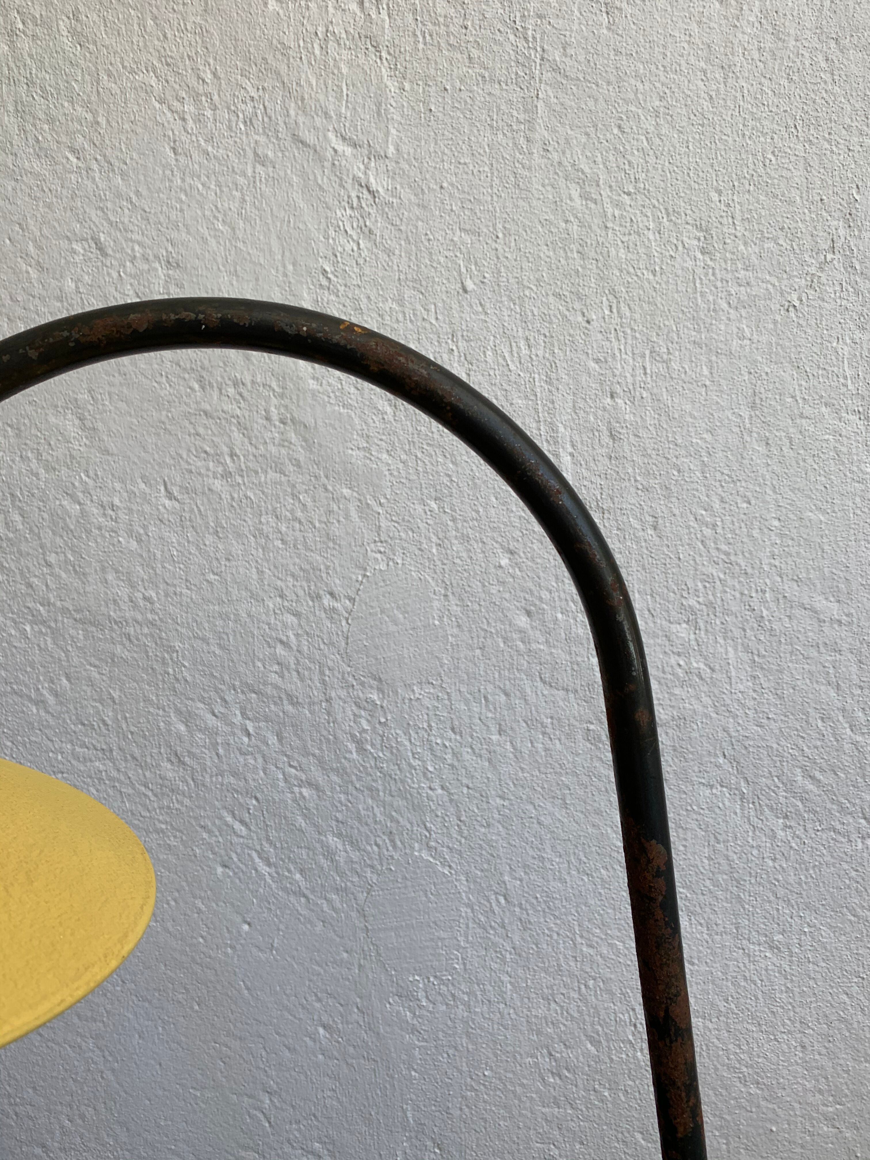 1950s tubular steel lamp