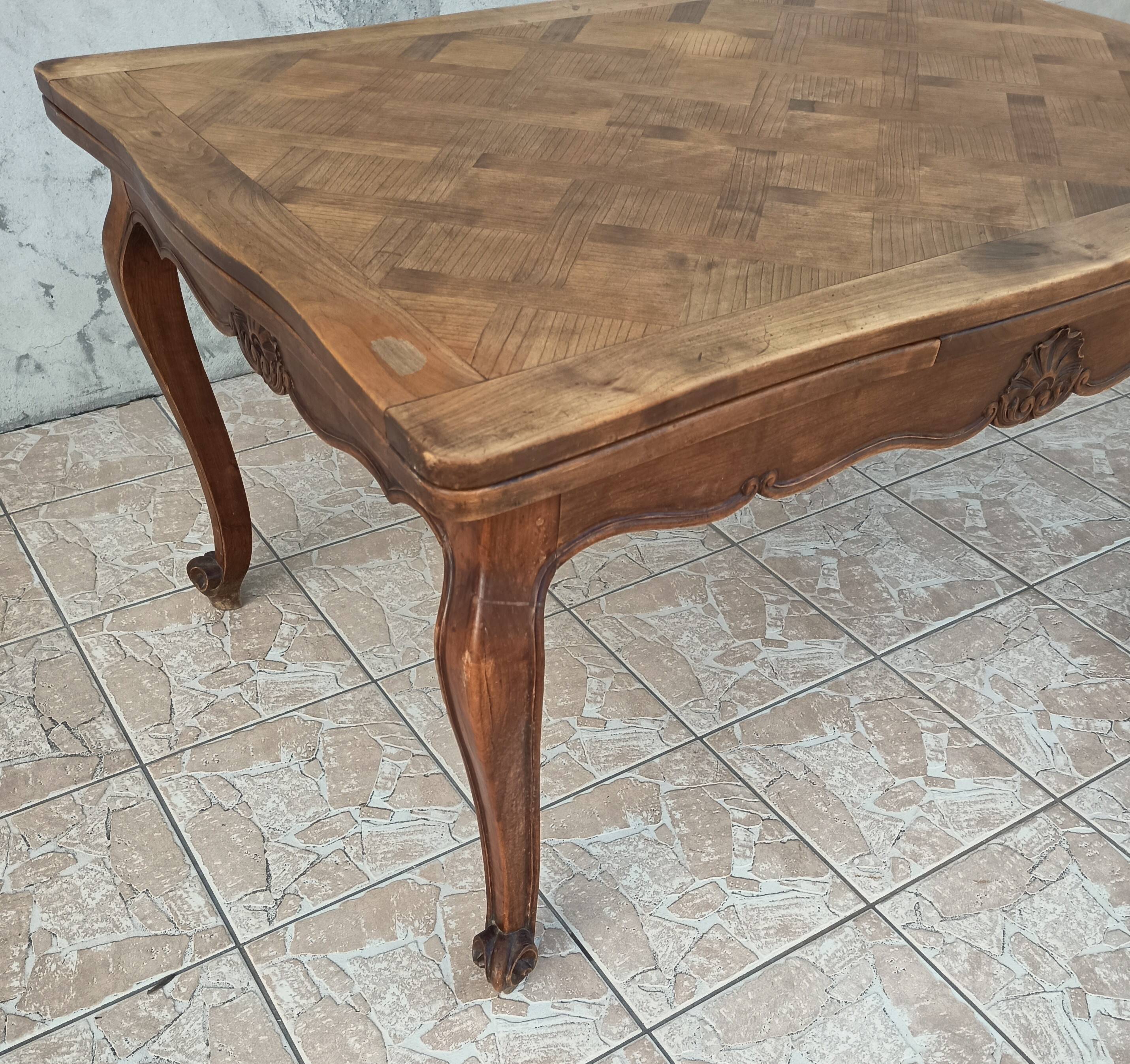 Louis XV style beech table