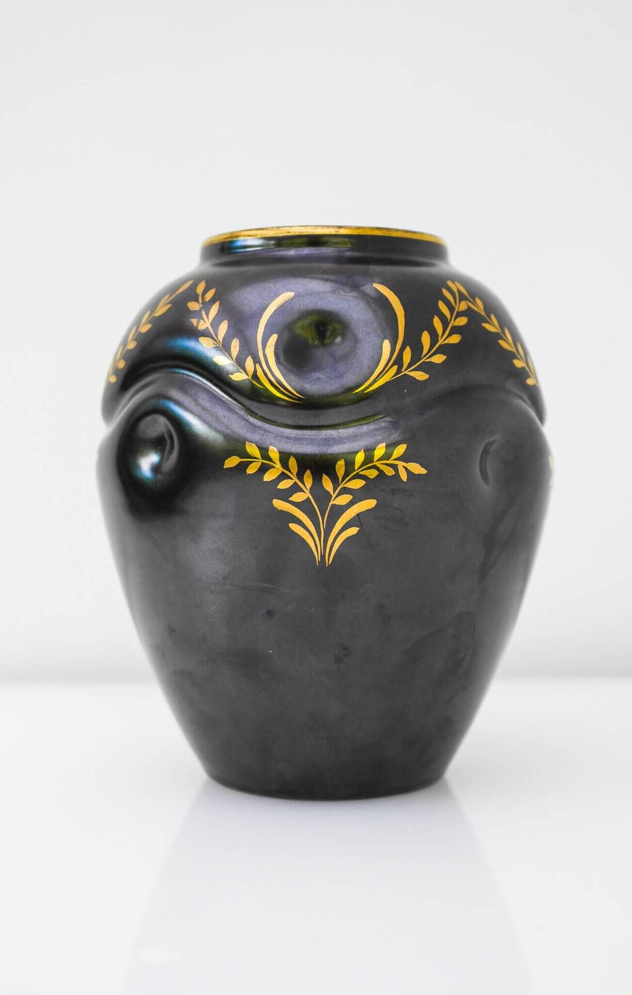 Art Deco Ceramic Vase by Harald Östergren, Upsala Ekeby, Sweden, 1935
