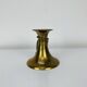 Vintage gold brass knot candle holder