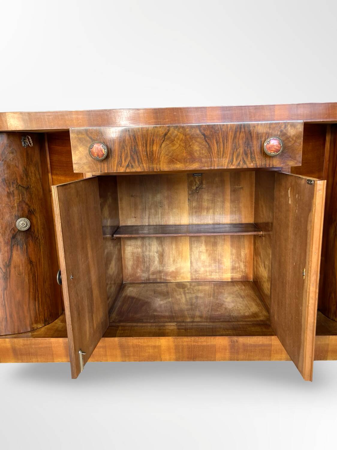 Impressionnant buffet Art déco italien des années 1930/1940