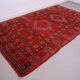 Red Vintage Moroccan Rug 192 x 321 cm - Berber Wool Rug - Handmade Rug Boho