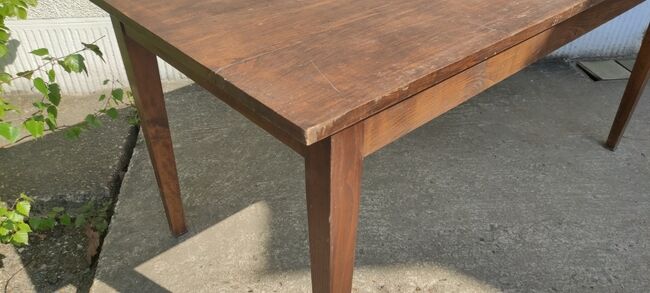 Massive beech farm table