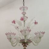 20th Century Modern Venetian Murano Glass Chandelier "Ca'rezzonico" Style