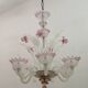 20th Century Modern Venetian Murano Glass Chandelier "Ca'rezzonico" Style