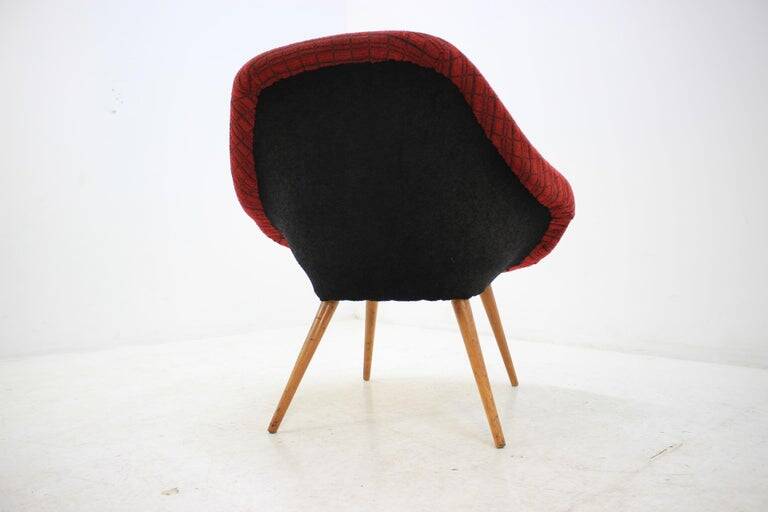 Set of three fiberglass armchairs by František Jirák, 1970s