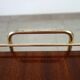 Magazine rack with 2 shelves and lighting from the 50s/60s