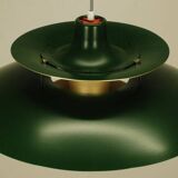 Suspension PH5 verte et dorée par Louis Poulsen pour Poul Henningsen
