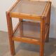 Bamboo side table in wood 1960