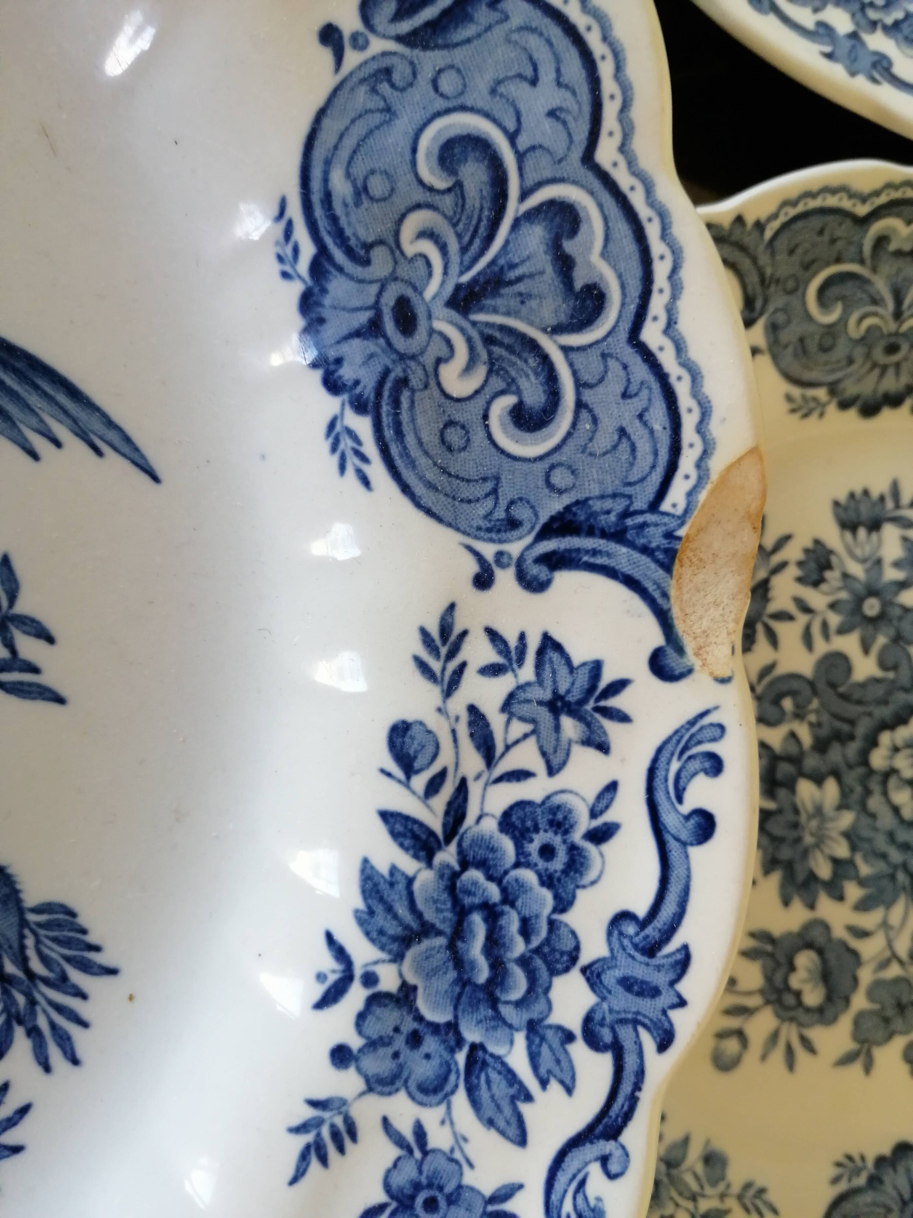 Service à dessert "Ridgway Staffordshire England"