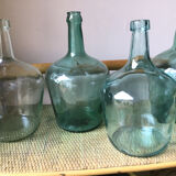 Set of 4 glass cylinders