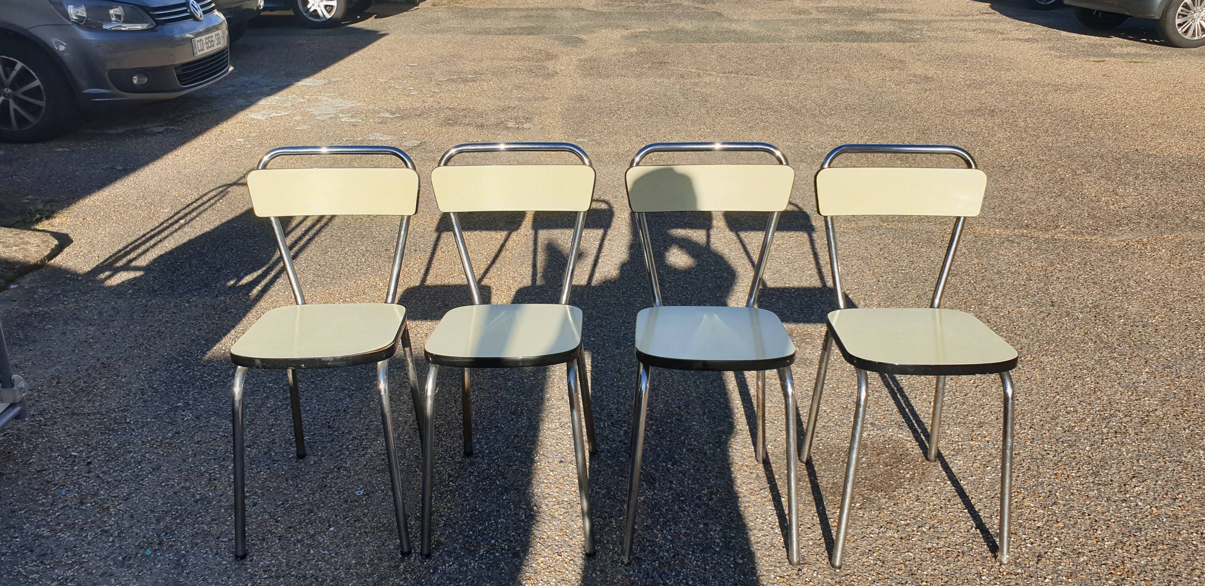 Vintage formica table and 4 chairs