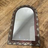 Vintage brass mirror