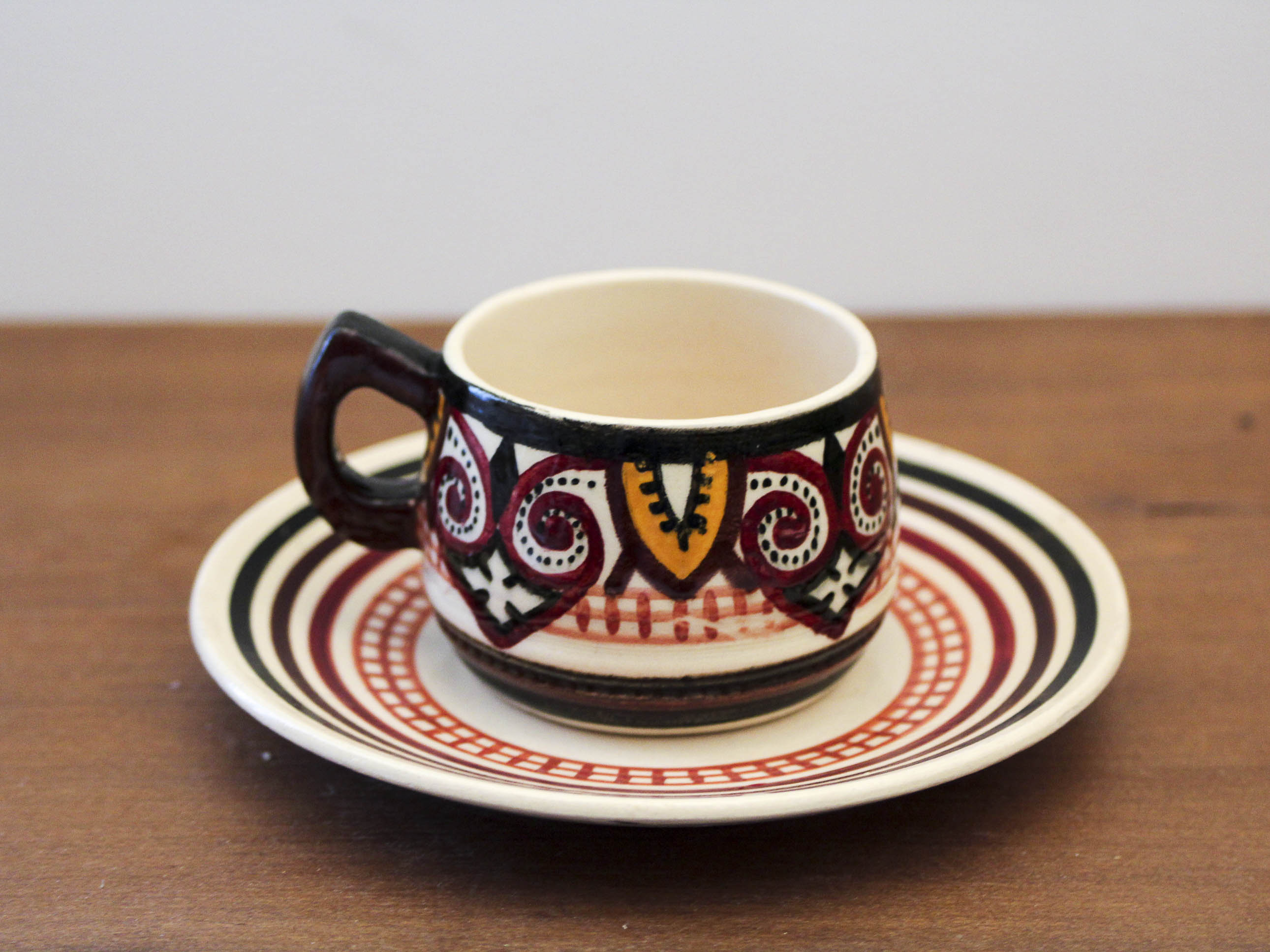 Paul Fouillen Quimper coffee service 40s