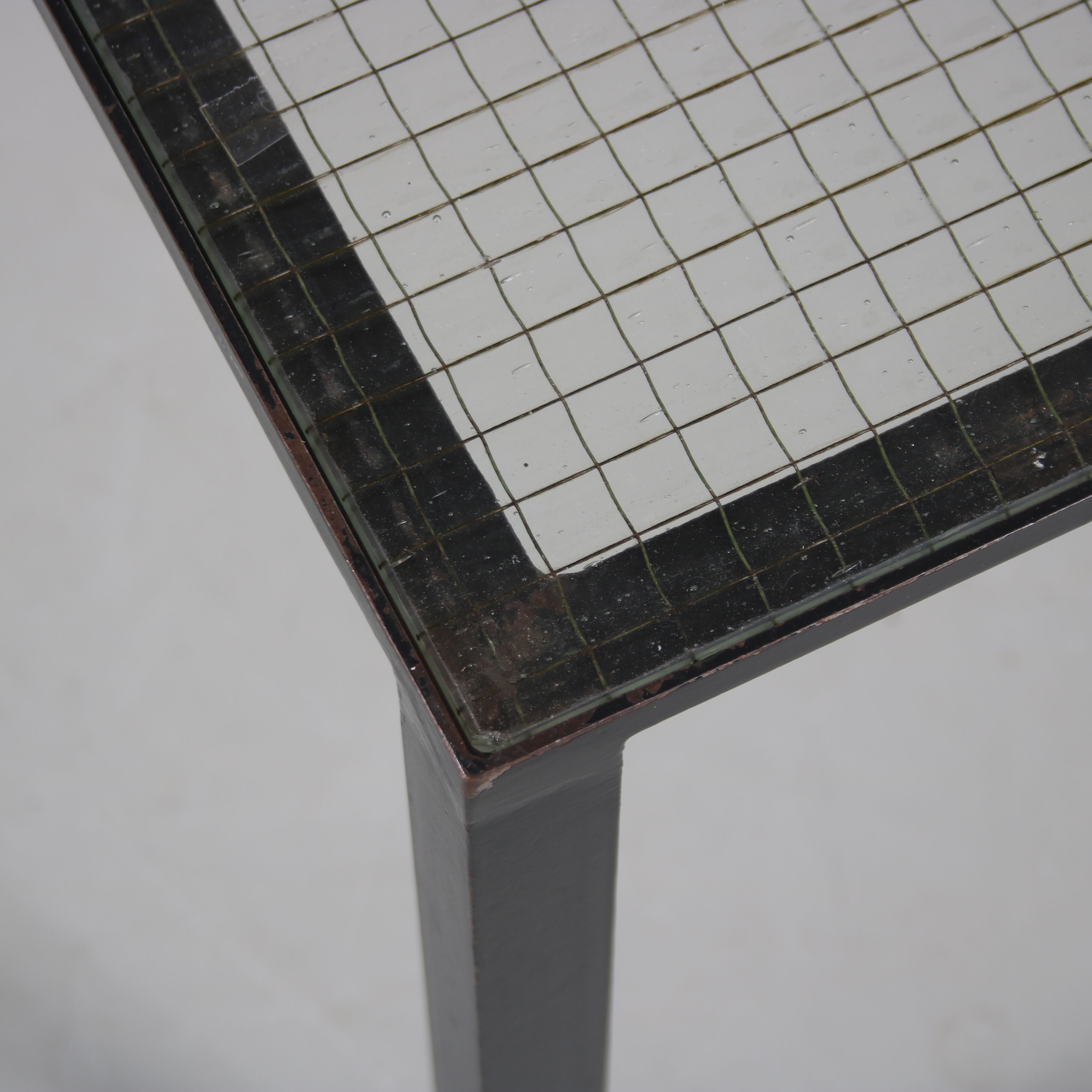 1950s Safety glass coffee table by Floris Fiedeldij for Artimeta, Netherlands