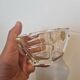 Bohemian crystal ashtray from 1970