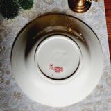 6 mismatched earthenware soup plates lot 8