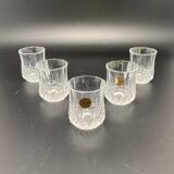 Strong alcohol glasses in Cristal d'Arques