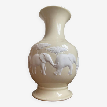 Vase porcelaine Raynaud collection Kenya