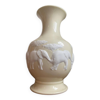 Vase porcelaine Raynaud collection Kenya