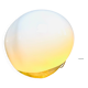 Large 'Nessa' Murano Glass Sphere Lamp In Opal White By Gino Vistosi For Vistosi, Italy 1970S
