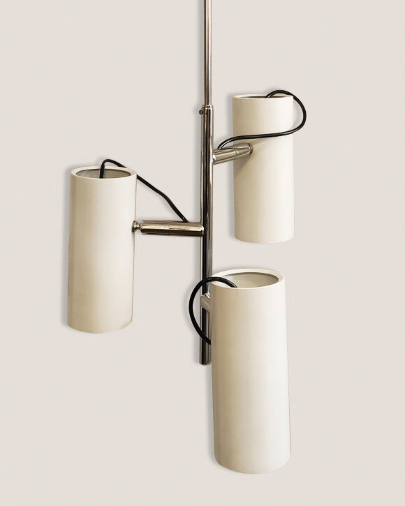 3-arm light chandelier, circa 1970