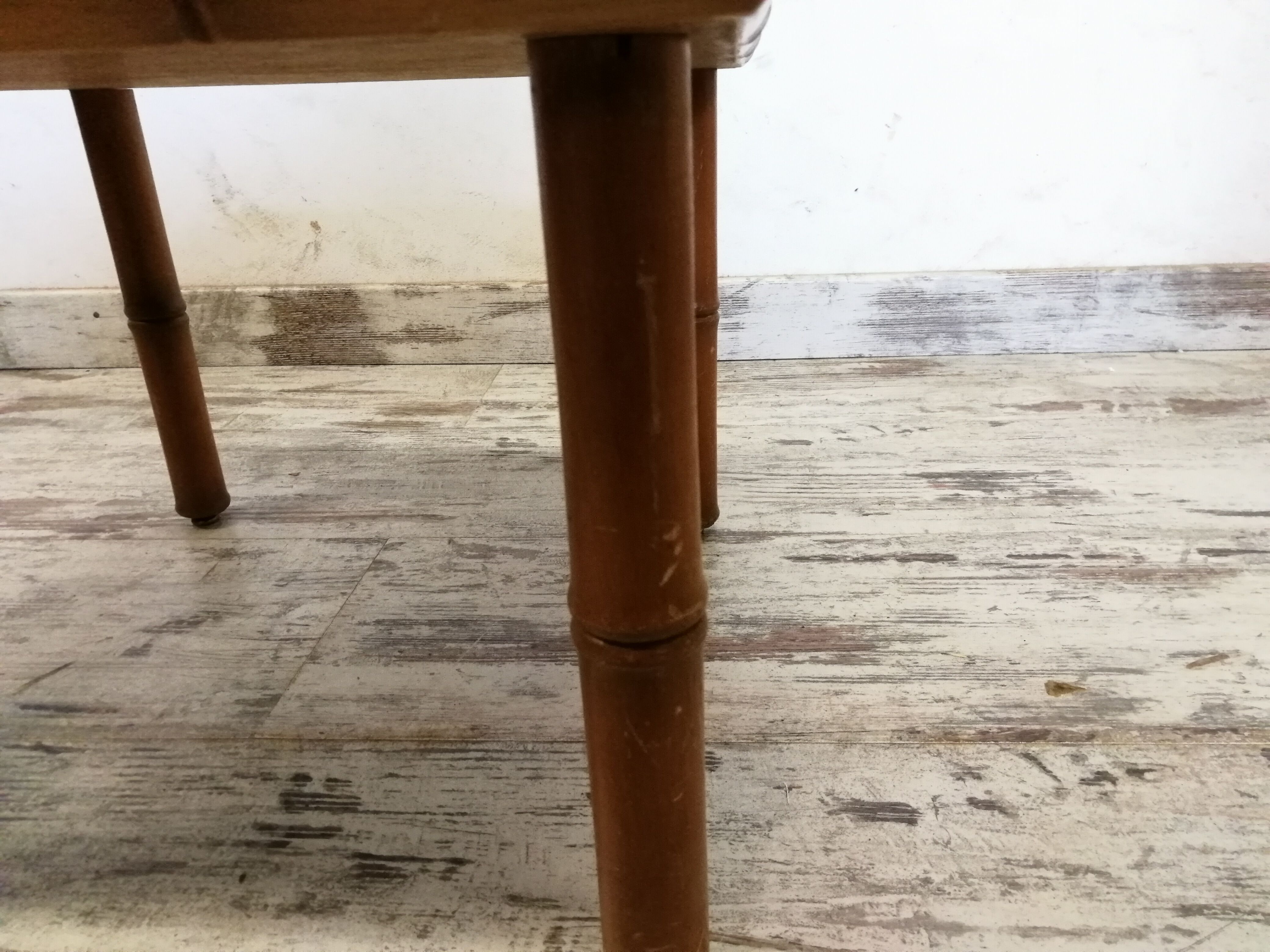 Small bamboo side tables
