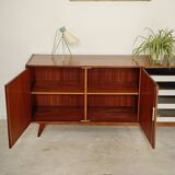 Black and white U 460 sideboard by Jiri Jiroutek for Interier Praha 1960