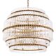 Eichholtz Scottsdale Chandelier in antique brass and glass
