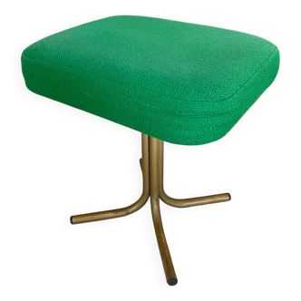 Vintage green stool from the 60s
