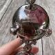 Double salière de table métal argenté Armand Frenais 19ème siècle Art Nouve
