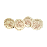 Set of 4 YR advertising talking plates