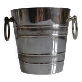Vintage silver metal ice bucket