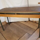 Table desk double school desk 1960